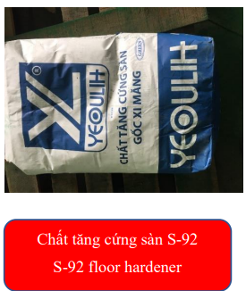 Chất tăng cứng sàn S92 - Yeou Lih Silica Sand - Công Ty TNHH Yeou Lih Silica Sand Việt Nam